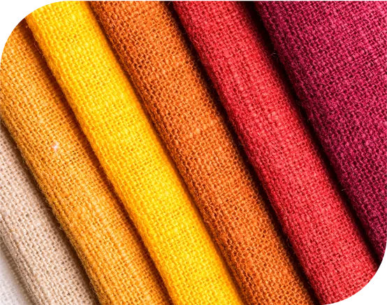 a close up of a yellow and red striped shirt